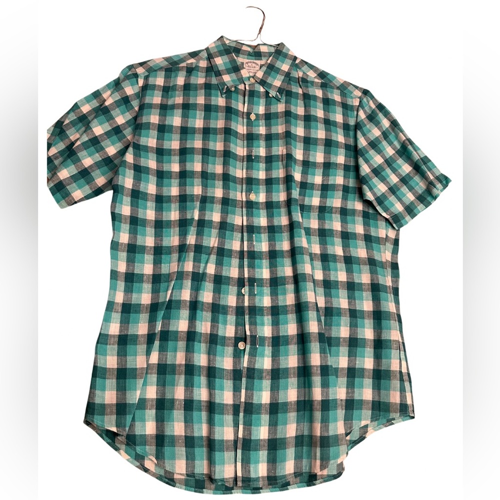 Brooks Brothers Linen Men shirt Large